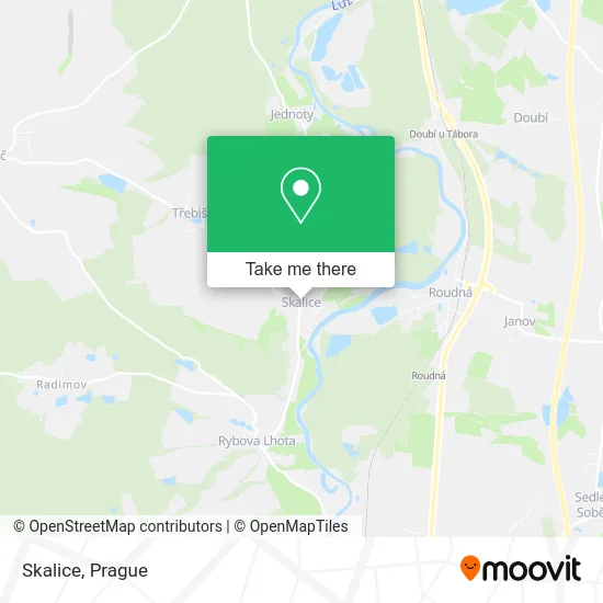 Карта Skalice