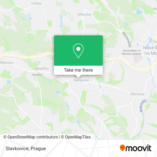 Карта Slavkovice