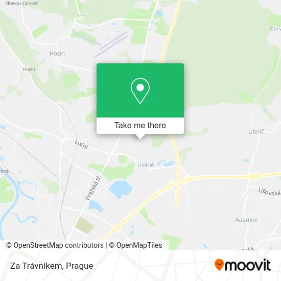 Карта Za Trávníkem