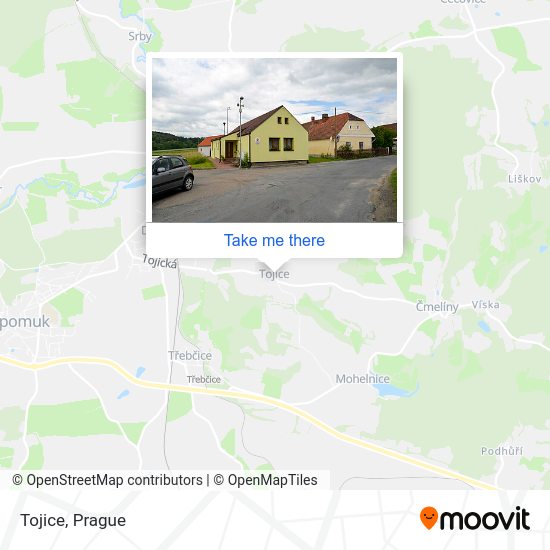 Карта Tojice