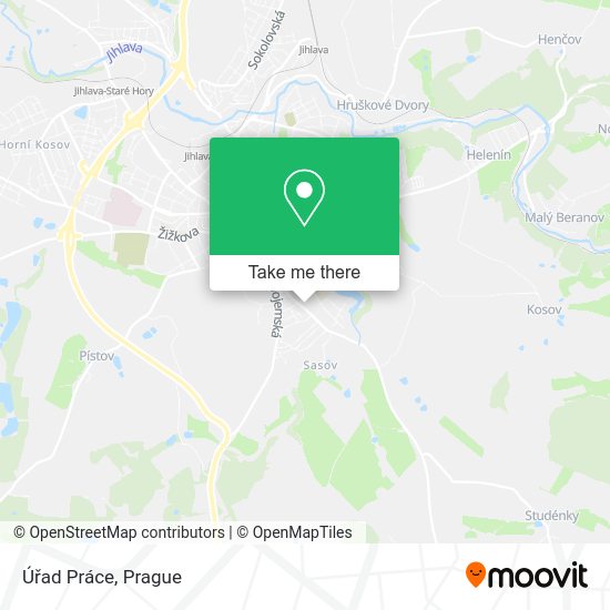Карта Úřad Práce