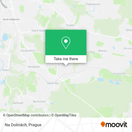 Карта Na Dolinách