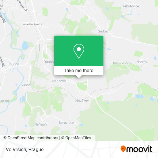Ve Vrších map