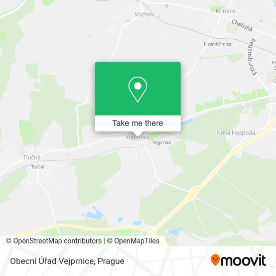 Obecní Úřad Vejprnice map