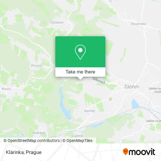 Карта Klárinka