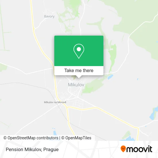 Карта Pension Mikulov