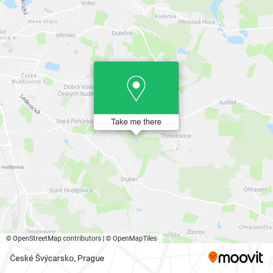 České Švýcarsko map