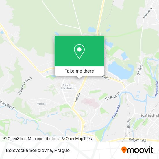Bolevecká Sokolovna map