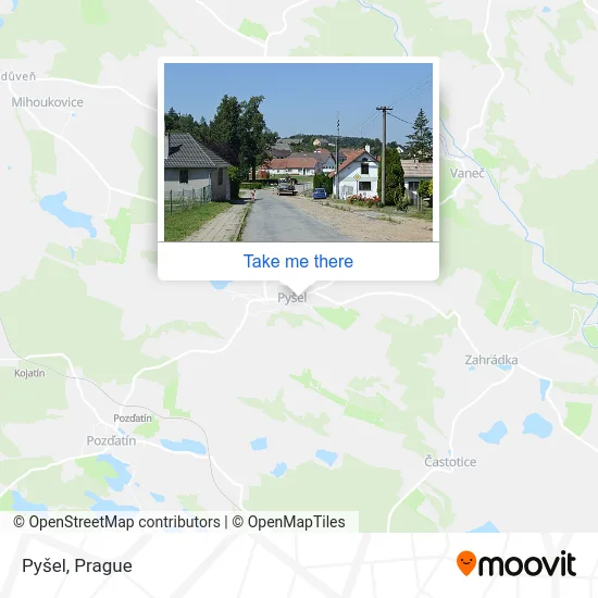 Карта Pyšel