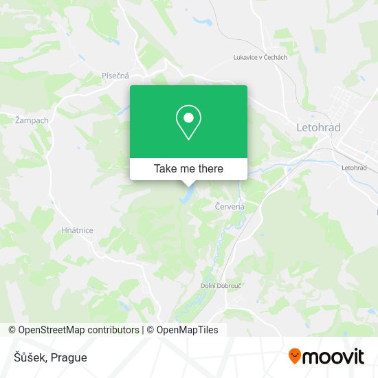 Карта Šůšek