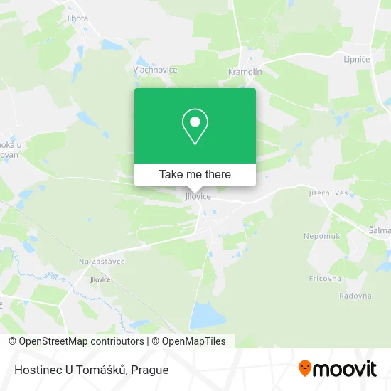 Карта Hostinec U Tomášků