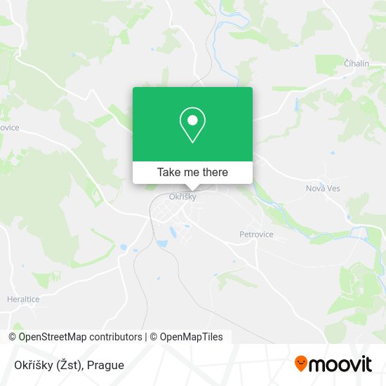 Okříšky (Žst) map