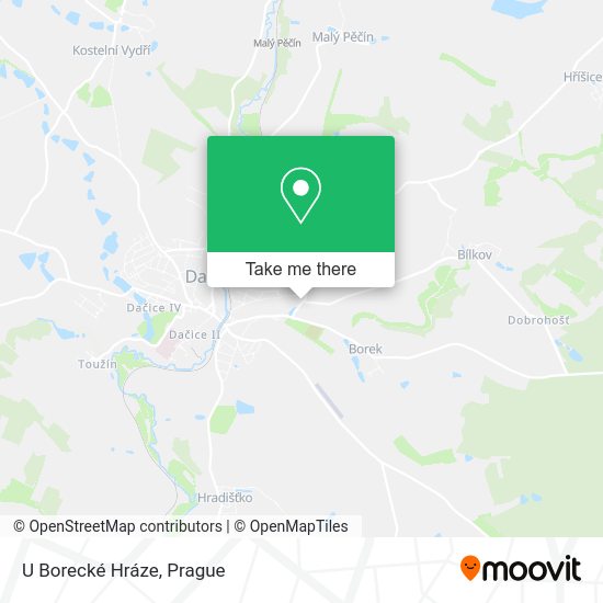 U Borecké Hráze map