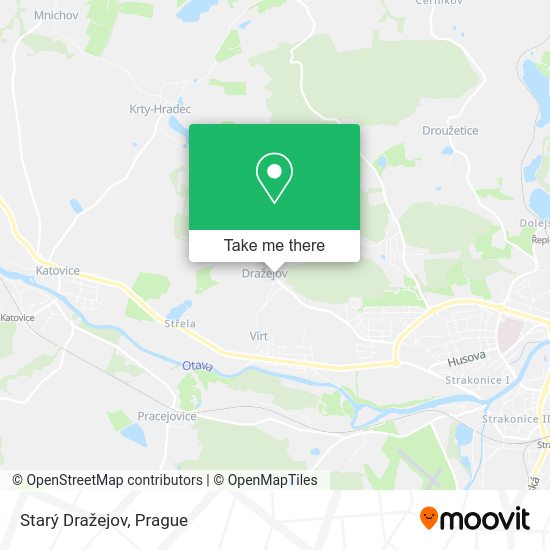 Starý Dražejov map