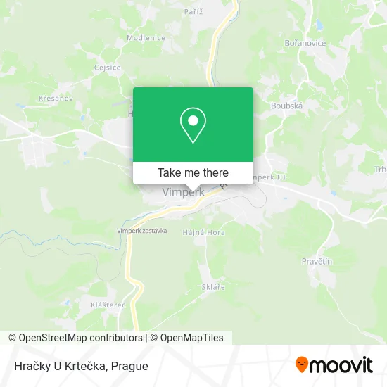 Карта Hračky U Krtečka