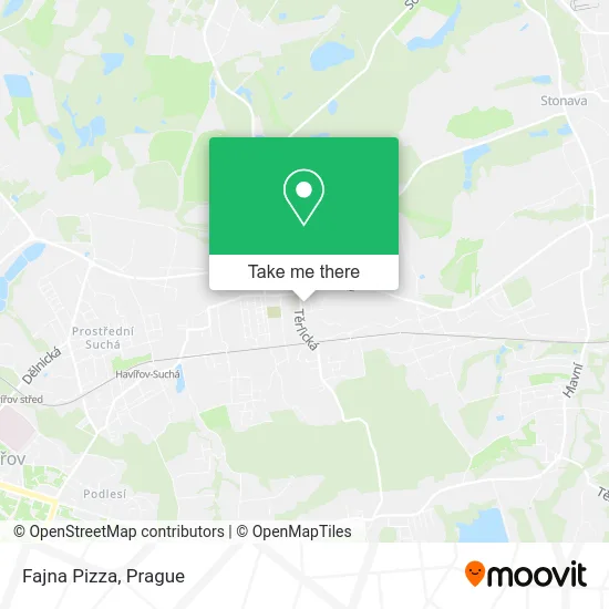 Fajna Pizza map