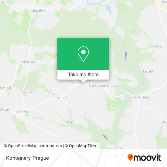 Карта Kontejnery