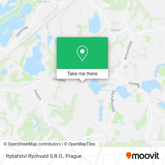 Rybářství Rychvald S.R.O. map