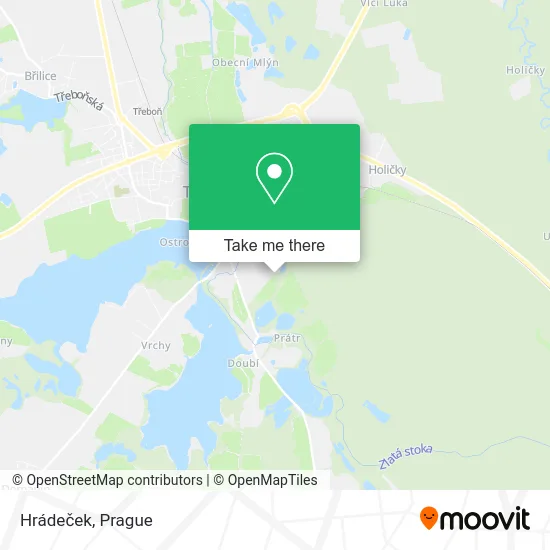 Карта Hrádeček