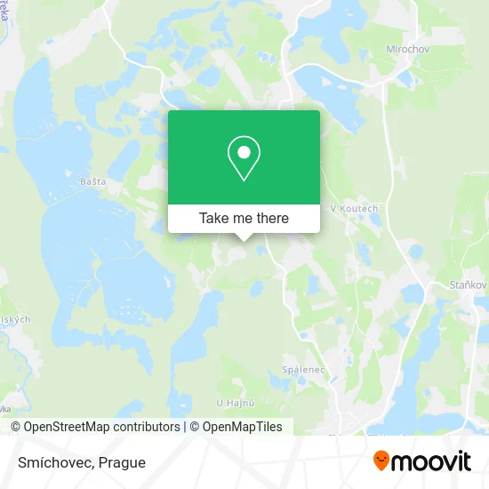Карта Smíchovec
