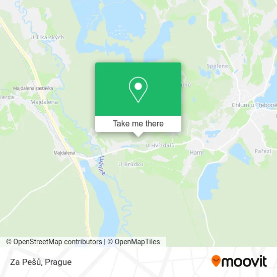 Карта Za Pešů