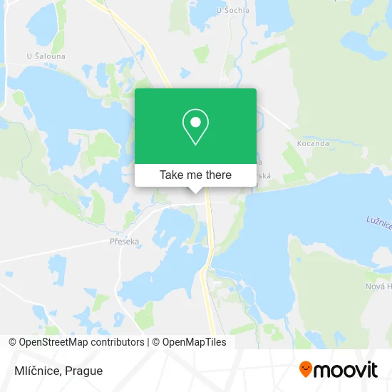 Карта Mlíčnice