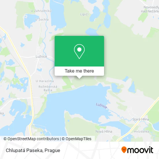 Карта Chlupatá Paseka