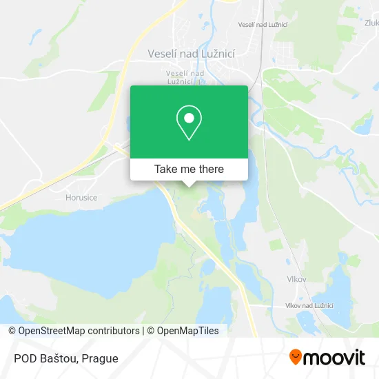 Карта POD Baštou