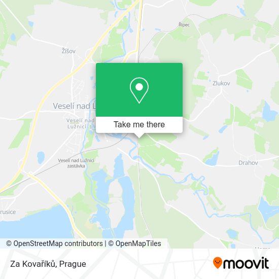 Za Kovaříků map