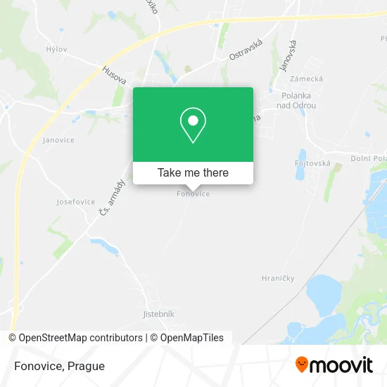 Карта Fonovice