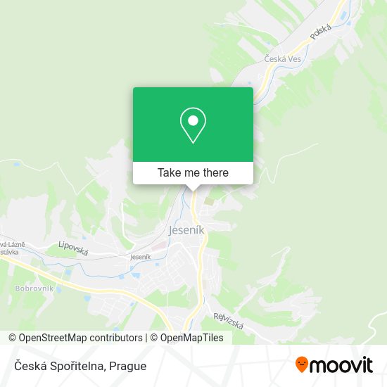 Česká Spořitelna map