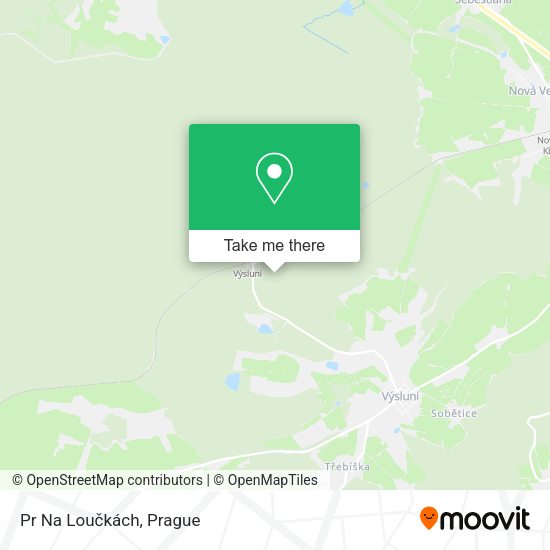 Карта Pr Na Loučkách