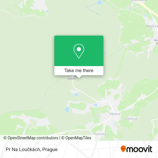 Карта Pr Na Loučkách