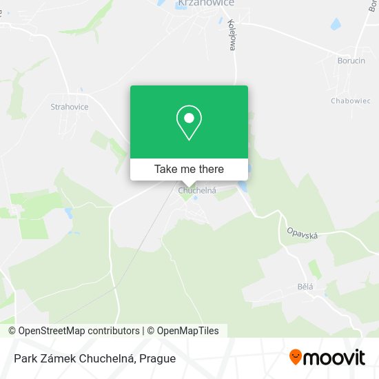 Park Zámek Chuchelná map