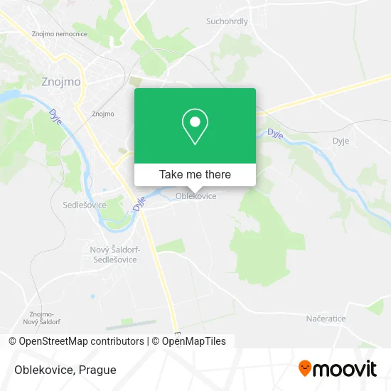 Карта Oblekovice