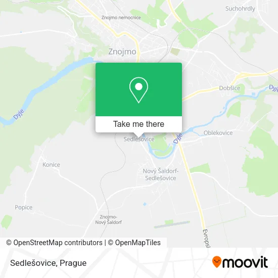 Карта Sedlešovice