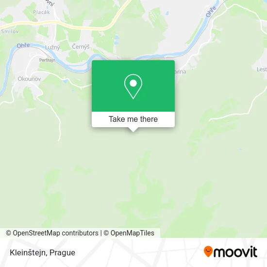 Карта Kleinštejn