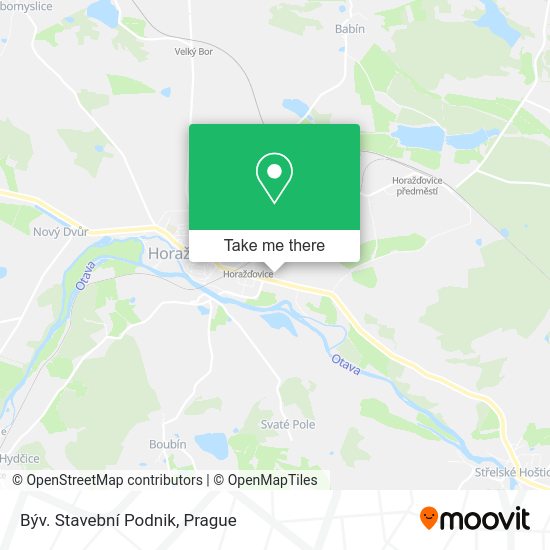 Býv. Stavební Podnik map
