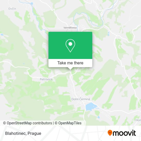 Карта Blahotinec