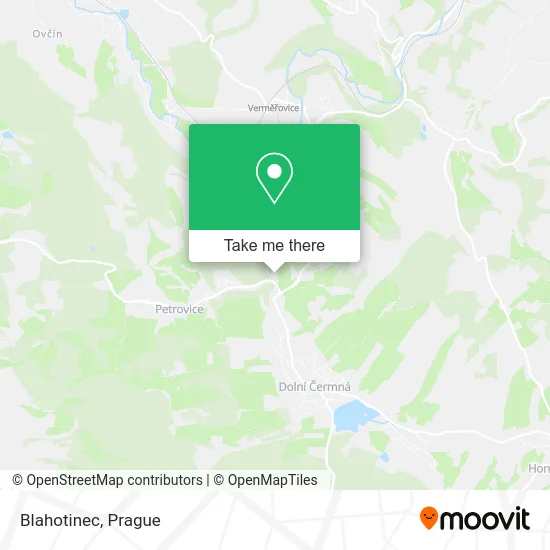 Карта Blahotinec