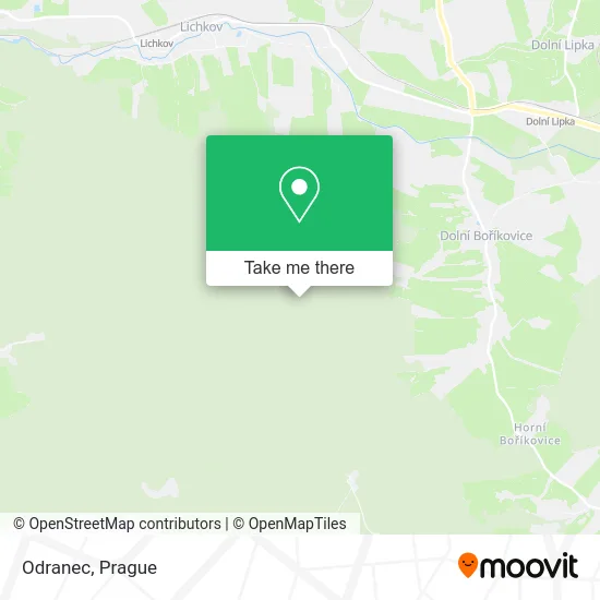 Карта Odranec