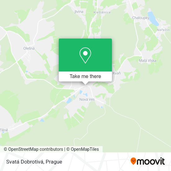 Svatá Dobrotivá map
