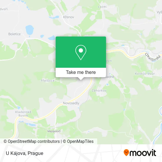 Карта U Kájova