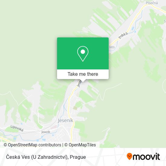 Česká Ves (U Zahradnictví) map