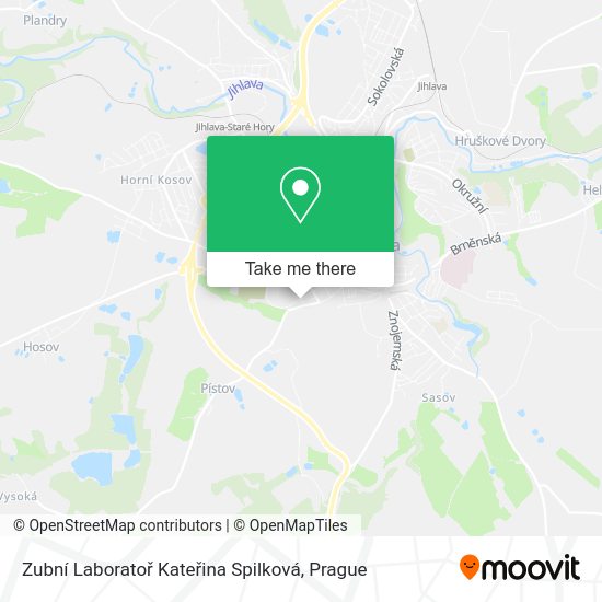 Zubní Laboratoř Kateřina Spilková map