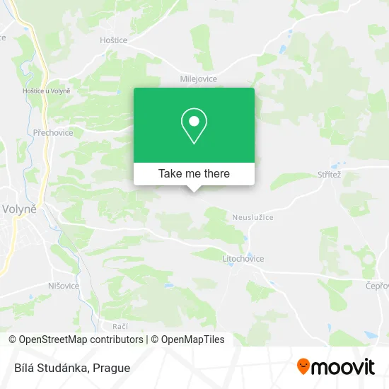 Карта Bílá Studánka