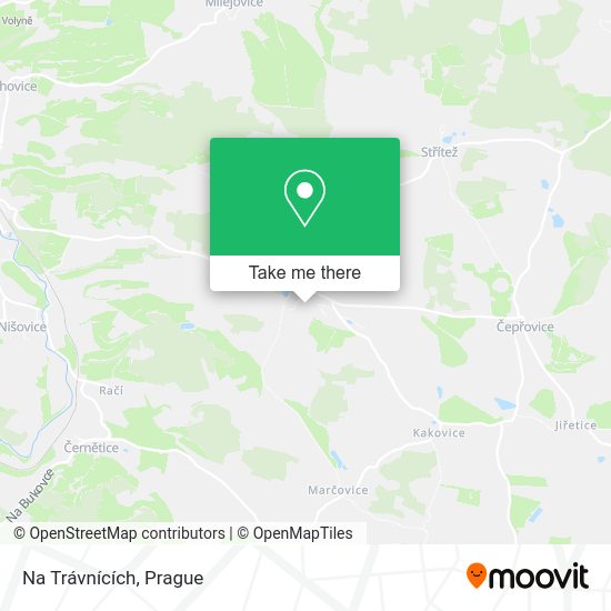 Na Trávnících map
