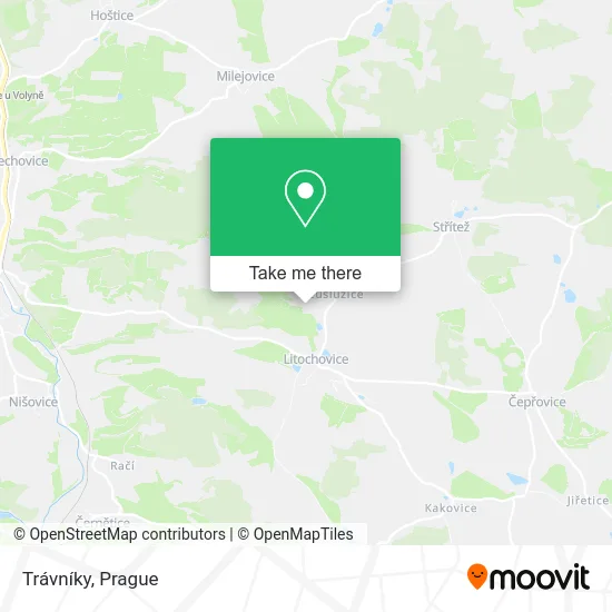 Карта Trávníky