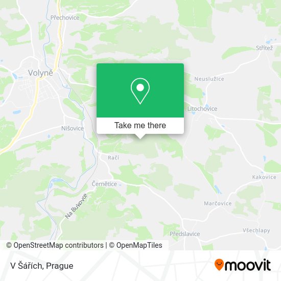 V Šářích map