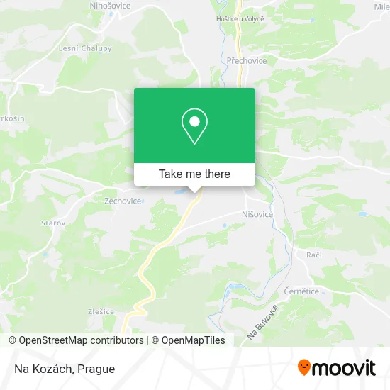 Карта Na Kozách